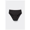 Tezenis Slip Da Ciclo Flusso Abbondante Cotone Organico Donna Nero