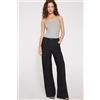 Tezenis Body Spalline Sottili Costine Cotton Cutie Donna Grigio