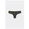 Tezenis Brasiliano Taglio Vivo In Microfibra Stampata Donna Verde