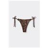 Tezenis Bikini Brasiliano Laccetti Savage Sun Donna Marrone
