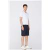 Tezenis T-shirt Scollo A V In Cotone Elasticizzato Uomo Bianco