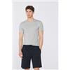 Tezenis T-shirt In Cotone Organico Elasticizzato Uomo Grigio