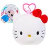 Mga L.O.L. Surprise! Loves Hello Kitty Reversible Plush Surprise - Personaggi Sanrio di peluche con bambola L.O.L. abbinata, 5 sorprese e portachiavi da viaggio,1 pezzo modello casuale,MGA, Eta 3+