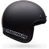 Bell casco vintage jet Magnum solid - Nero opaco