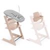 Stokke Seggiolone Tripp Trapp di Stokke, Serene Pink (Include Sedia + Baby Set 2) con Newborn Set - Design Sicuro, Regolabile, Ergonomico