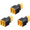 Boladge 3 Pezzi Adattatore Parallelo 1-Femmina a 2-Maschio XT90 Parallela Spina Splitter per Quadcopter Multirotor RC Lipo Batteria
