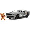 Jada JJada - Dodge Challenger 2015 di Tom & Jerry, 253255047, +8 anni, Die-Cast, in scala 1:24, personaggio Jerry incluso