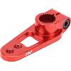 Dilwe Braccio servo RC, Braccio dello sterzo 25T per Accessorio di Ricambio per aggiornamento Auto 1/8 1/10 RC(Rosso)