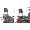 Givi Schienalino specifico nero con portapacchino Givi TS4134C Pe