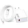 ACANDYA 90W Rapido Caricatore USB con Cavo USB C 2 metri per Xiaomi 17 Ultra 15 15T pro 14 13 Ultra POCO X7 Pro F6 Pad M6, Caricabatterie Ricarica rapida per Redmi Note 15 13 14 X4 5G 14T 13T Mi 10T