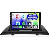 SIXTOP [4G+64G] Autoradio Android 13 per BMW X3 E83 (2004-2012) con Carplay Android Auto,9 Touch Screen Radio con AI DSP Bluetooth EQ GPS WiFi FM/RDS MirrorLink Split Screen+fotocamera posteriore e