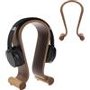 Maclean Supporto Per Cuffie Universale Supporto Per Cuffie In Legno (Noce)