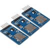 HALJIA 3 pz SPI lettore micro SD memory card TF scheda di memoria Shield modulo read Write dati Compatibile con Arduino Raspberry Pi