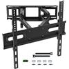 PUTORSEN Supporto TV Parete Girevole Inclinabile Staffa per Molti Televisori da 32-70 Pollici(81-178 cm), Fino a 50 kg, Max. VESA 400x400mm, con livella a bolla e 4 Fascette