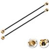 Vecys 2PCS U.F.L1 Maschio a U.F.L1 Femmina Cavo 6 /15CM U.F.L1 1.13mm Cavo di Prolunga a Bassa Perdita