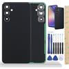 YHX-OU Nero Copribatteria per Samsung Galaxy A54 5G Copri Batteria Sostituzione Posteriore Ricambio Posteriore Back Cover, Cover Posteriori con Fotocamera + Strumento di Installazione