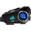 Fasizi Telecamera per casco da moto con auricolare Bluetooth, registratore HD 1080P, grandangolo 120° per guida, sci, arrampicata