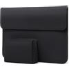 HYZUO 13 Pollici Laptop Custodia Borsa Sleeve PC Portatile per MacBook Air 13,6/13 M4 M3 M2 M1 2025-2018, MacBook Pro 13 M2 M1 A2338 A2289 2025-2016, Surface Pro 11, XPS 13, con Borsa Piccola, Nero-H