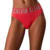 Calvin Klein Donna Slip Bikini Bikini con Fascia con Logo, Nero (Black), XL