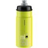 ELITE Borraccia Jet 550ml Borraccia Ciclismo Sportiva Senza BPA Bottiglia Bici Giallo Fluo Alta Visibilità (Giallo Fluo/Logo Nero, 550ml)