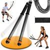 DAZZTIME Corde da Battaglia Senza Corda,2 Pezzi Ropeless Battle Rope,Fune Pesanti Per Allenamento,Resistenza Regolabile Attrezzo Palestra,per Home Gym,Cardio,HIIT,Forza e Muscolazione