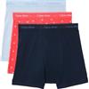 Calvin Klein Men Boxer Brief 3 PK Pink (Shoreline/Diamond Logo Punch Pink/B) S
