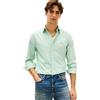 Tommy Hilfiger Camicia da Uomo Flex Popeline Solid RF MW0MW37550 L/S Camicia, Beige, M