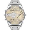 Diesel Mr. Daddy Slim Uomo Orologio 54MM in acciaio inossidabile color argento, DZ7495