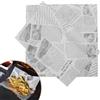 La Llareta 100 Fogli Carta Alimentare, Resistente All'acqua e All'olio, Oleata per Alimenti, Sandwich, Formaggio, Hamburger, Pasticceria (25 * 25 cm)