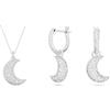 Swarovski Sublima Luna Collezione, Collana & orecchini