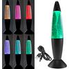 ChiliTec Lampada decorativa Tornado, 37 cm, illuminazione LED e cambiamento di colore, funzionamento a USB, 5 V = o batteria 3 X AA Tornado Gehäuse Schwarz