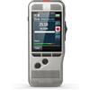 Philips DPM7200/02 - Registratore vocale digitale, funzionamento tramite interruttore a scorrimento, 2 microfoni/stereo, display a colori, Software SpeechExec Dictate (Abbonamento di 2 anni incluso))