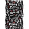 Stranger Things Hellfire Club Logo Pattern Coperta super morbida al tatto setoso - 91 x 147 cm