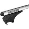 MENABO' Barre da tetto Menabò Ariem Silver alluminio 118,5 cm con antifurto