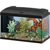 Hydor Acquario 60 Litri in Vetro per Pesci Tropicali o d'Acqua Dolce, include: Filtro 3 stadi per Acqua Cristallina, Lampada LED e Riscaldatore, 60 x 31,5 x h 39,5 cm. Nero