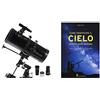 Celestron CE21049 Powerseeker 127EQ Telescopio Riflettore da 127 mm con Accessori e Treppiede in All + Come osservare il cielo con il mio primo telescopio