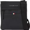 Tommy Hilfiger Uomo Borsa a Tracolla Essential PU Crossover Piccola, Nero (Black), Taglia Unica