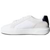 Calvin Klein Uomo Sneakers con Suola Preformata Chunky Laceup Suola Spessa, Bianco (Bright White/Black), 45