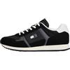 Tommy Jeans Tjm Runner Casual Em0Em01590, Basso Top, Uomo, Nero (Black), 45 EU