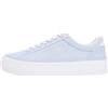 Tommy Hilfiger TH Foxing Platform Washed Canvas Fw0fw09172, Basso Top Donna, Blue (Breezy Blue), 41 EU