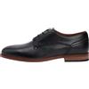 Tommy Hilfiger Hilfiger Scarpe da Uomo in Pelle FM0FM0FM05777 Derby Shoes, Nero (Nero), 40