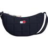 Tommy Hilfiger Bambini Unisex Marsupio Wavy Flag Quilted con Zip, Blu (Space Blue), Taglia Unica