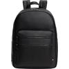 Tommy Hilfiger Uomo Zaino Woven con Tasca Esterna, Nero (Black), Taglia Unica