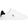 Calvin Klein Donna Sneakers con Suola Preformata Low PRO in Pelle, Bianco (Bright White/Black), 40