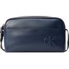 Calvin Klein Uomo Borsa a Tracolla Bold Camera Bag Elegante, Blu (Blue Nights), Taglia Unica
