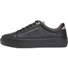 Tommy Hilfiger TH Platform Sneaker Tumbled LTR FW0FW09018 Low Top, Nero (Nero), 42, Black, 42 EU