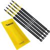 SabreCut 5 x SabreCut SCTX10152_5 152mm T10 TX10 Set di punte per cacciavite a impatto magnetico Torx resistente