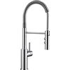 Blanco Catris-S 521476 Miscelatore monocomando per cucina, con doccetta estraibile, ad alta pressione, cromato, 1 pezzo