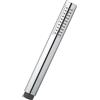 Schläfer 1303200 | Soffione per Doccia Monogetto Style, Cornetta Doccia dalla Forma Cilindrica, Doccino Anticalcare 1/2 in Abs, Doccetta dal Design Minimal, Finitura Cromata
