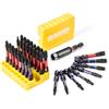 GEINXURN Set di 33 punte per avvitatore PH PZ Tx 50 mm di lunghezza, croce Pozidriv Torx con foro, inserti magnetici resistenti agli urti, attacco esagonale S2 in lega di acciaio e supporto bit da 60